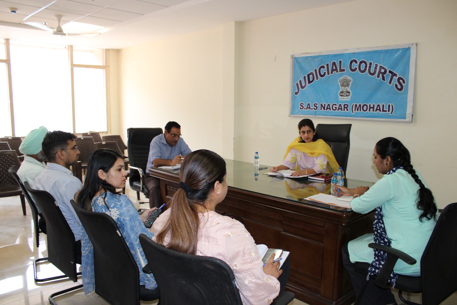 District Legal Services Authority holds meeting regarding ‘SAATHI’ scheme